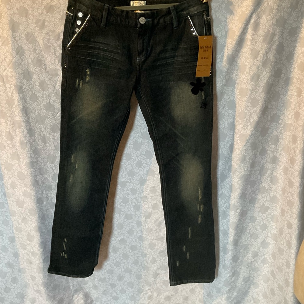 Women's Slim Black Jeans